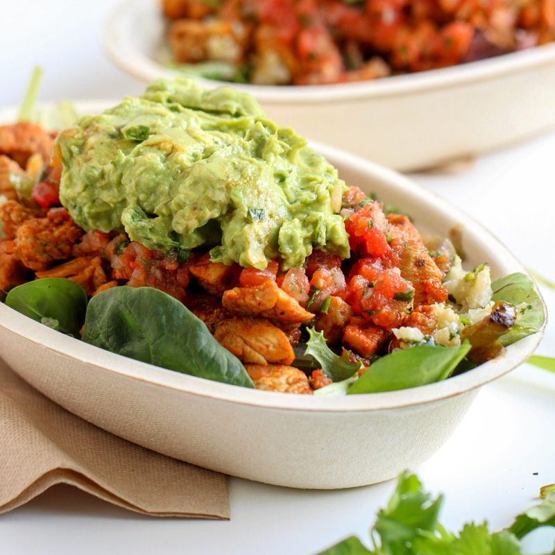Chipotle Chicken Salad Bowl (no rice)