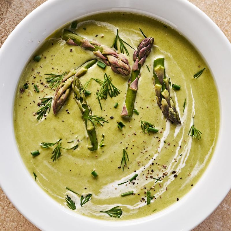 Keto Creamy Asparagus Soup