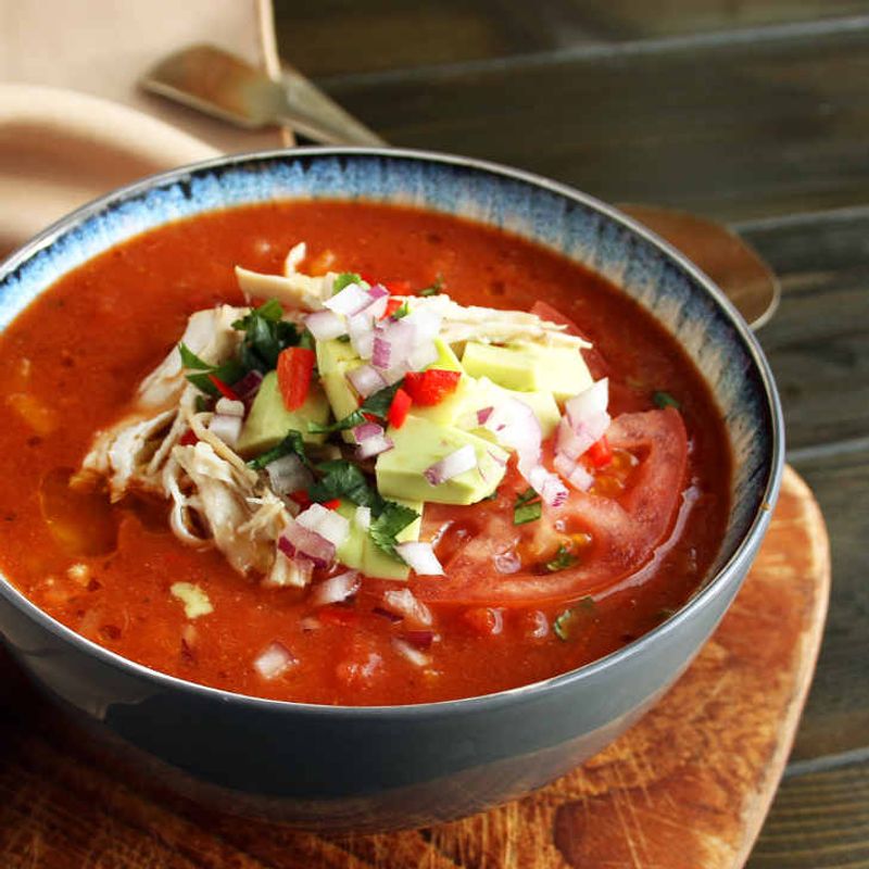 Keto Chicken Enchilada Soup