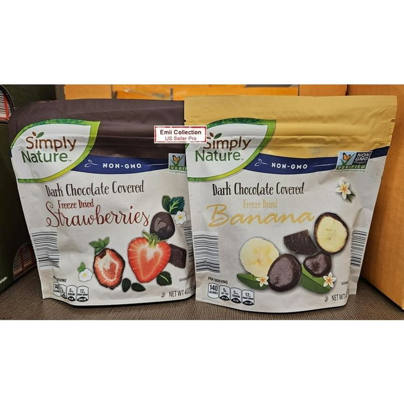 Simply Nature Chocolate Covered Freeze-Dried Fruit – $3.69