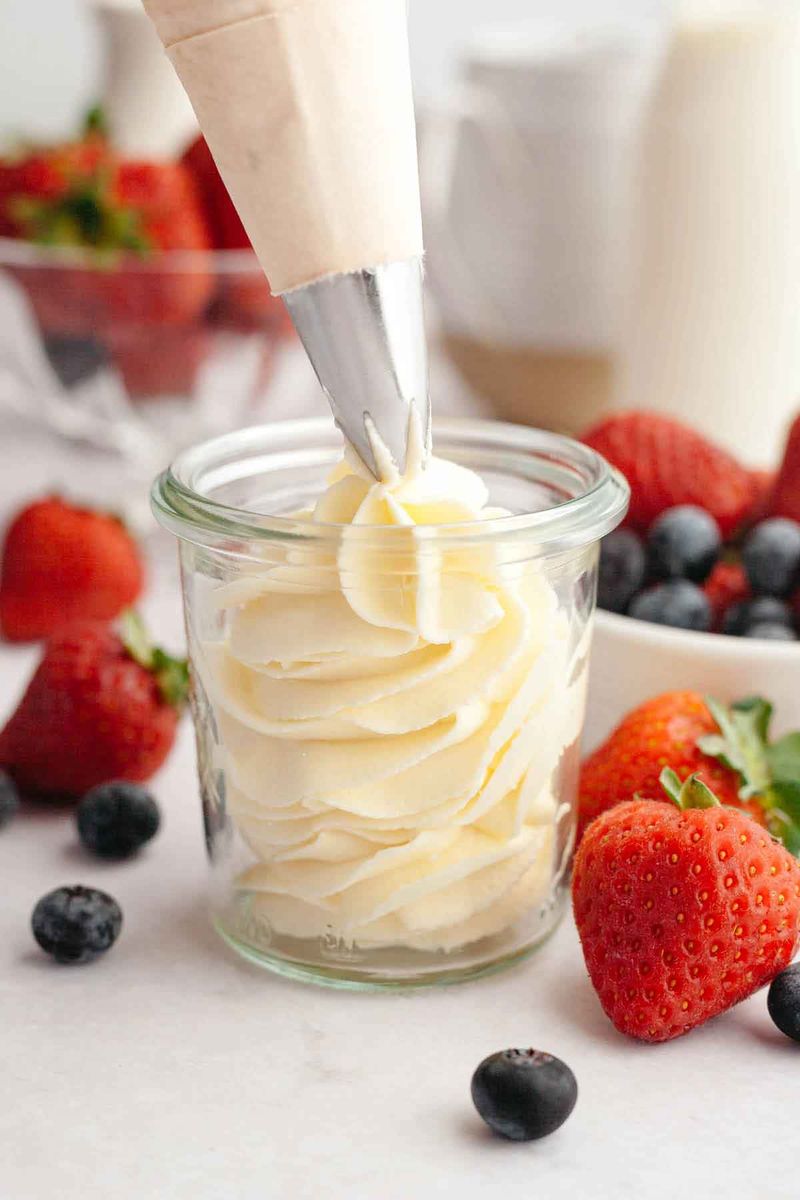 Homemade Whipped Cream from Quality Heavy Cream