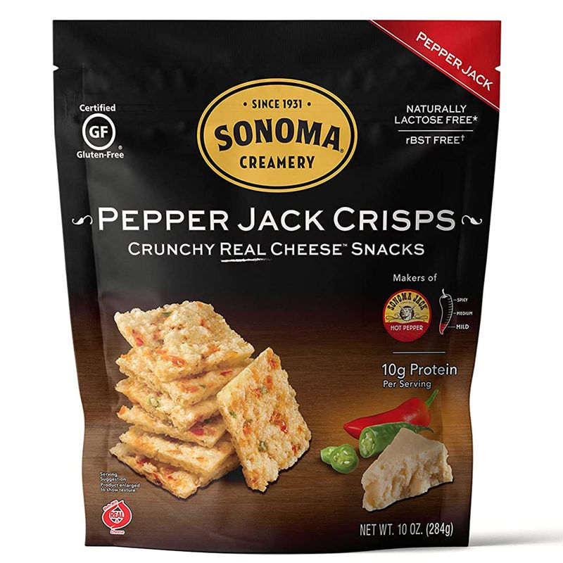 Sonoma Creamery Pepper Jack Crisps
