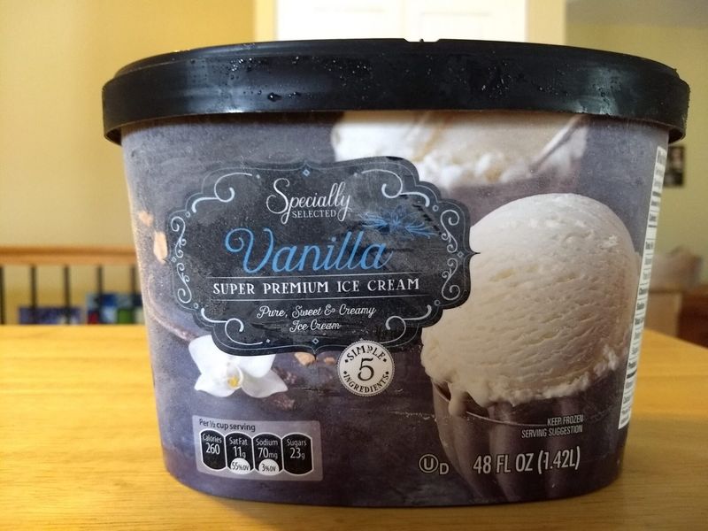 Aldi's Specially Selected Vanilla Super Premium