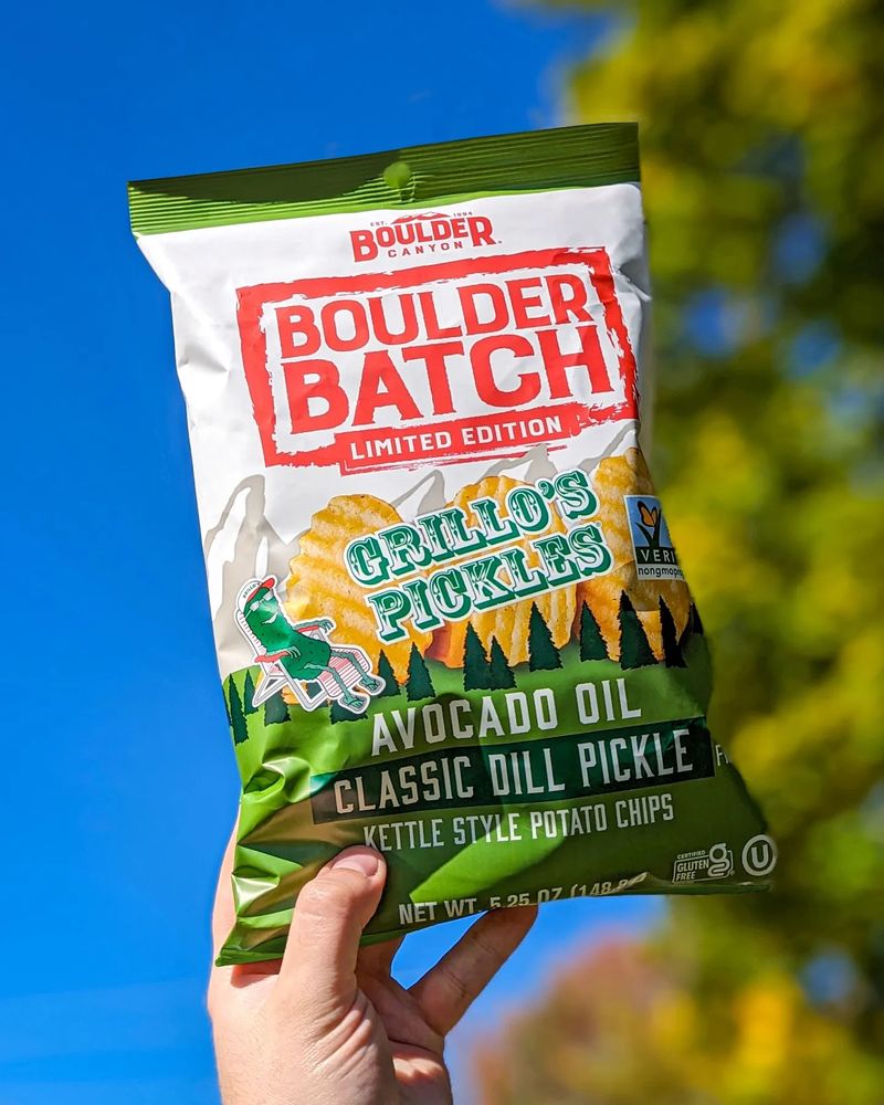 Boulder Canyon × Grillo's Classic Dill Pickle Kettle Chips
