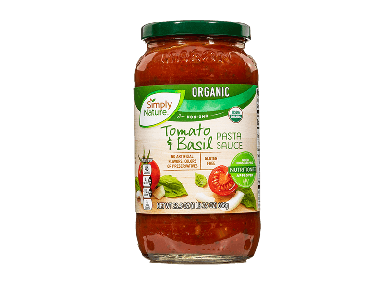 Aldi’s Simply Nature Organic Tomato & Basil