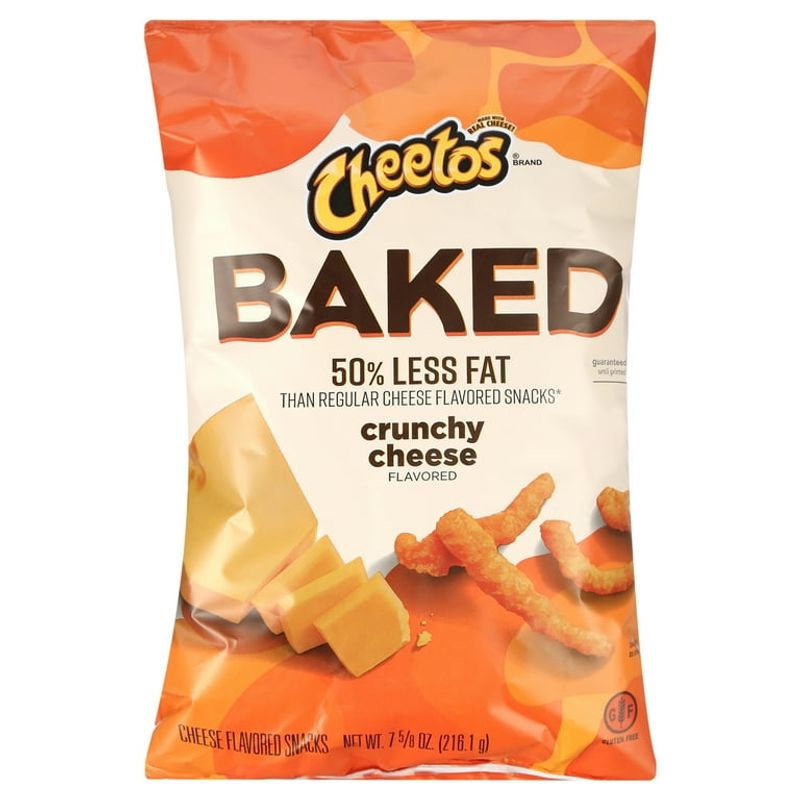 Cheetos Baked Crunchy Cheese Chips