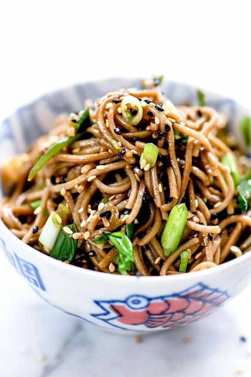 Sesame Soba Noodle Salad