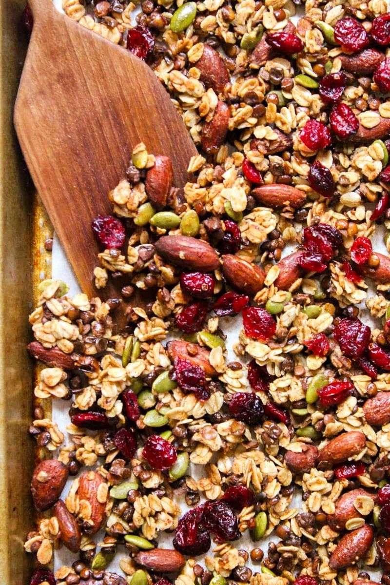 Spiced Lentil Granola
