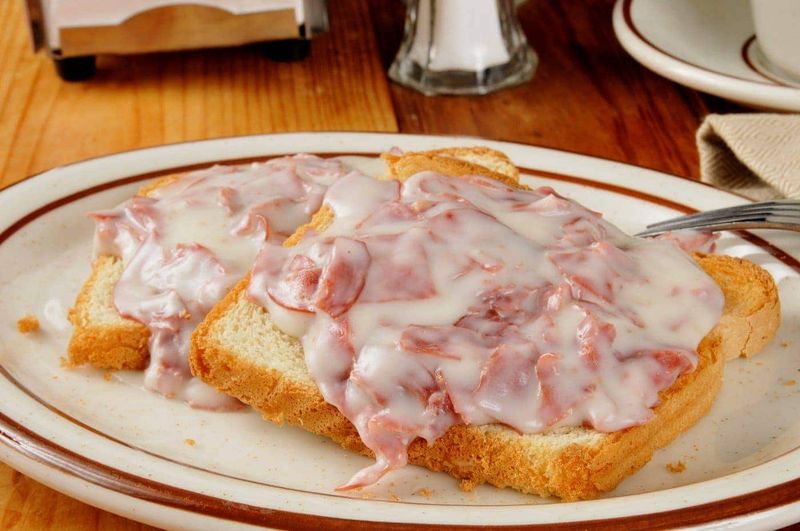 Creamed Chipped Beef on Toast (