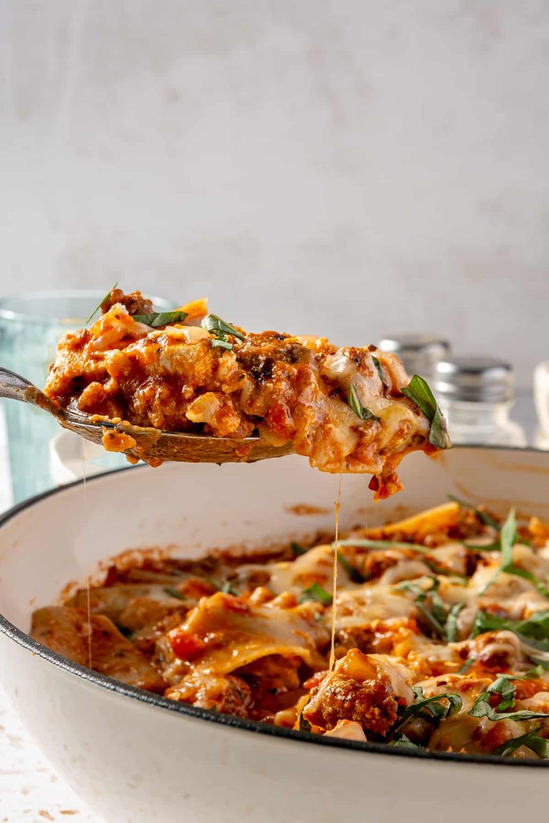 One-Skillet Lasagna