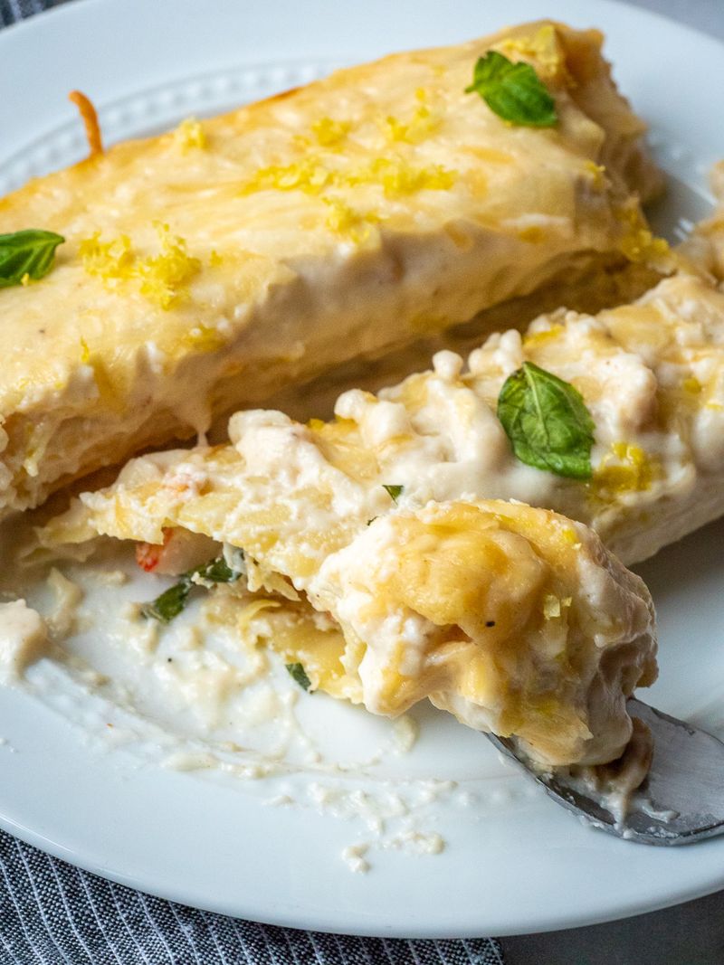 Crab-Stuffed Cannelloni