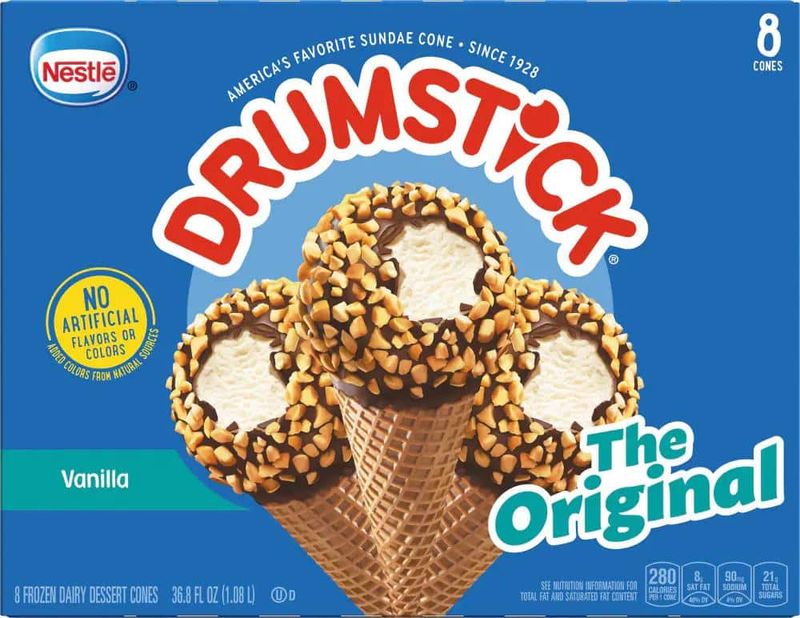 Drumstick Vanilla Sundae Cones