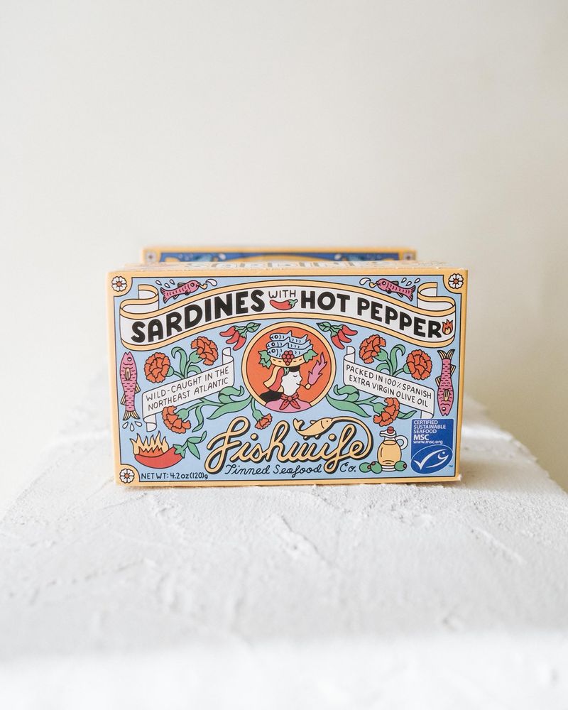 Fishwife Sardines with Hot Pepper 🟦