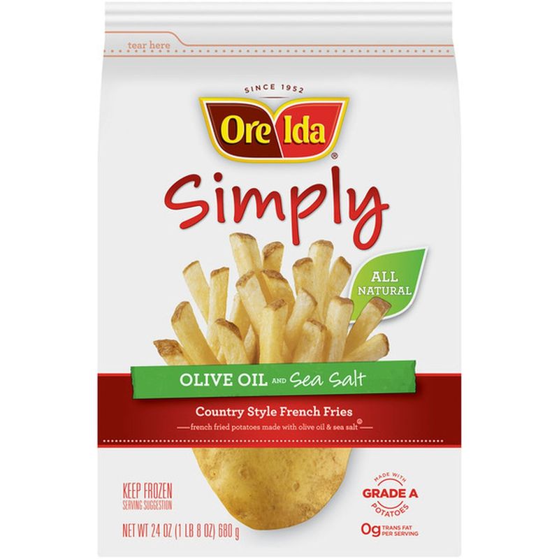 Ore-Ida Simply Olive Oil & Sea Salt Country Style Fries – Clean Ingredient Champions