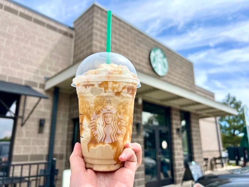 Starbucks Venti Frappuccino with Extra Shots
