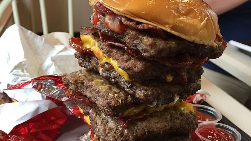 Wendy's T-Rex Burger