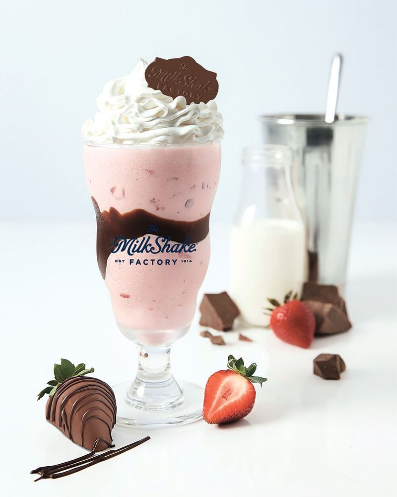 Milkshake Factory's Chocolate Dipped Strawberry