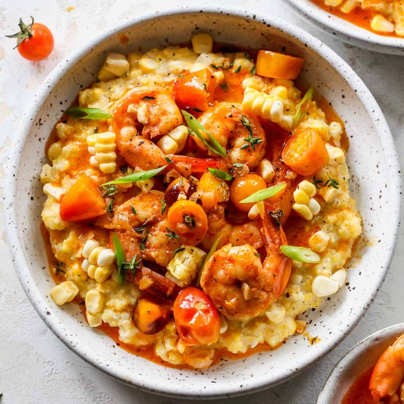 Cajun Shrimp and Grits