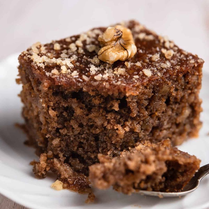Karydopita: The Walnut Cake That Drinks Its Syrup