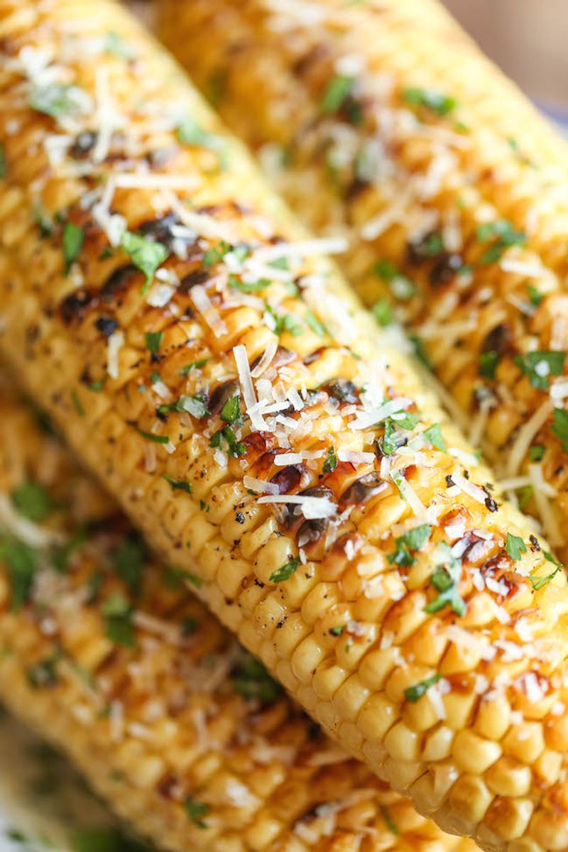 Garlic Parmesan Corn on the Cob