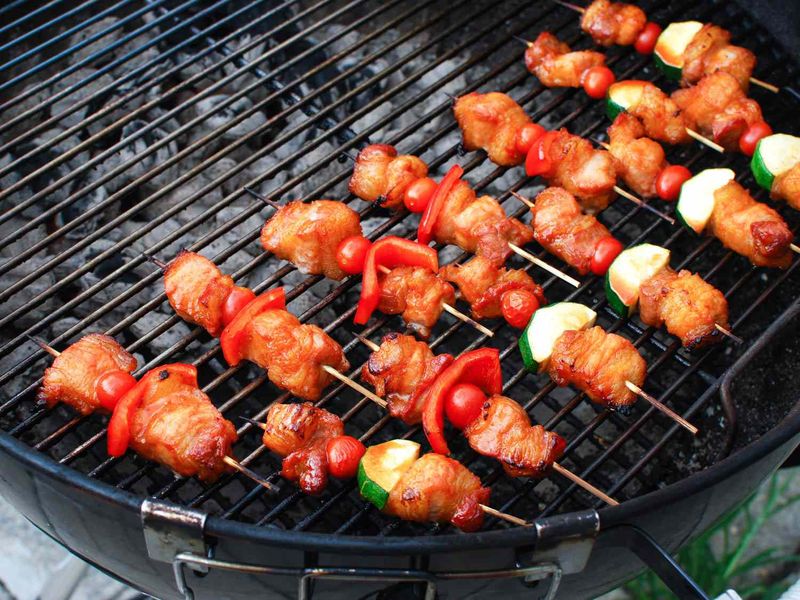 Asian Pork Belly Kabobs