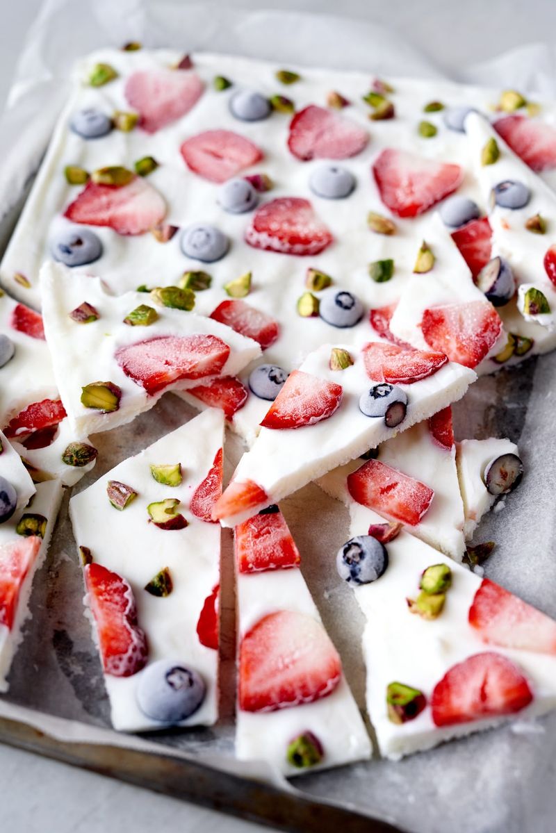 Frozen Yogurt Bark: Crunchy Cool Treat