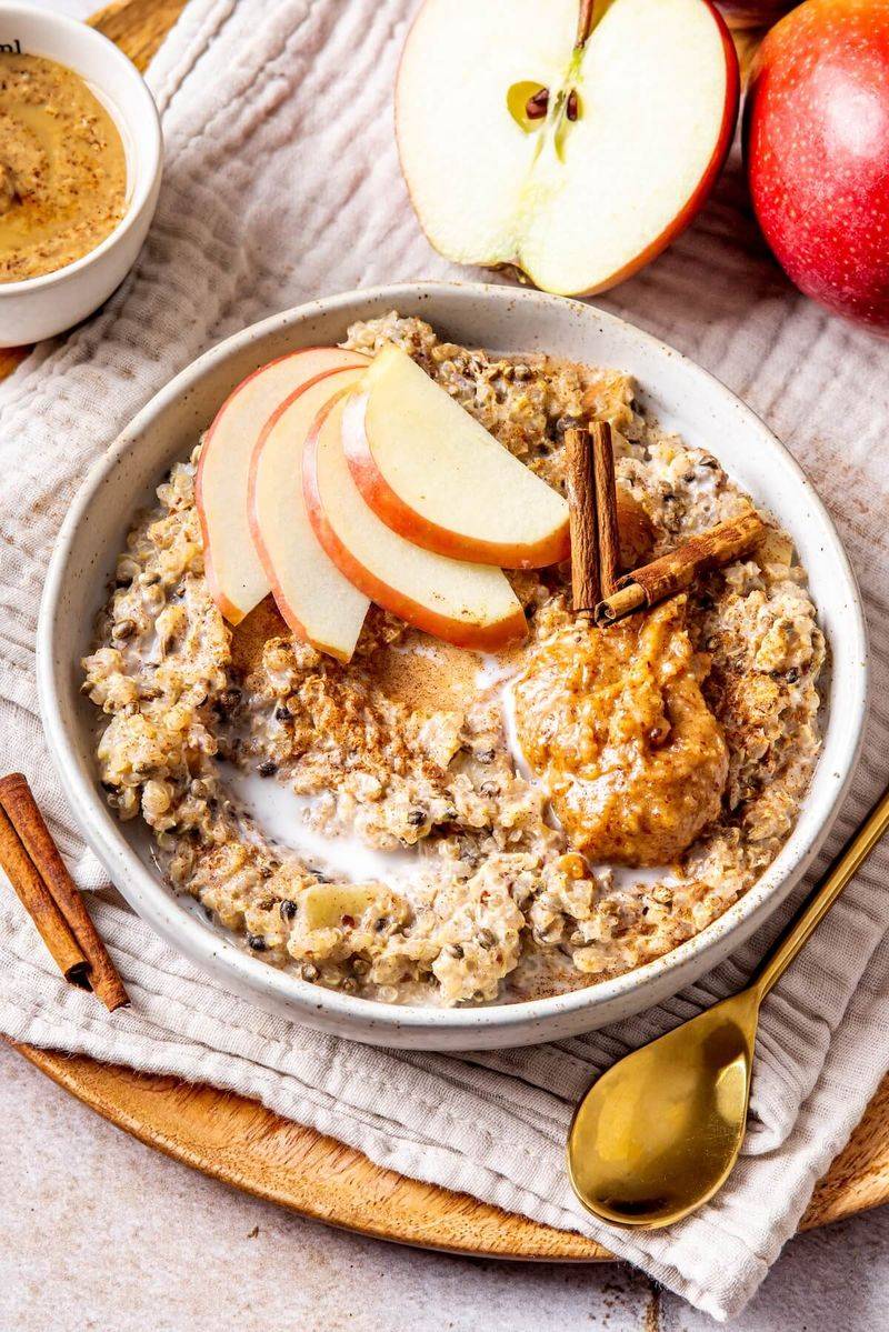 Cinnamon Apple Quinoa Bowl