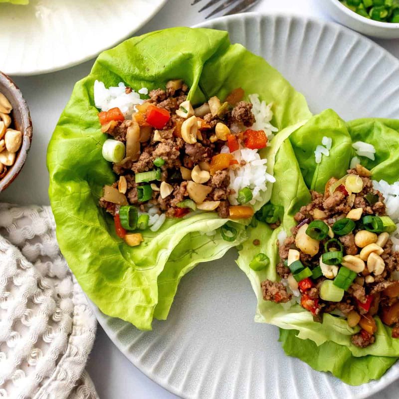 Fresh Beef Lettuce Wraps