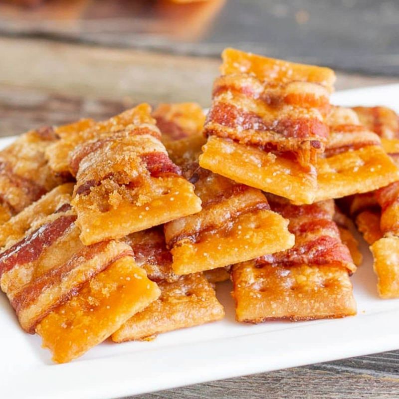 Bacon Grease and Crackers Sandwich