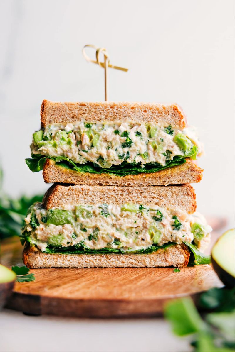 Avocado Tuna Salad Sandwich