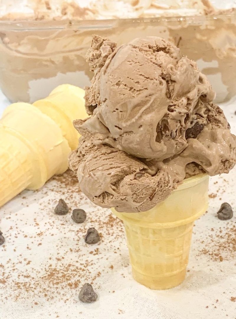 Chocolate Fudge Swirl Ice Cream
