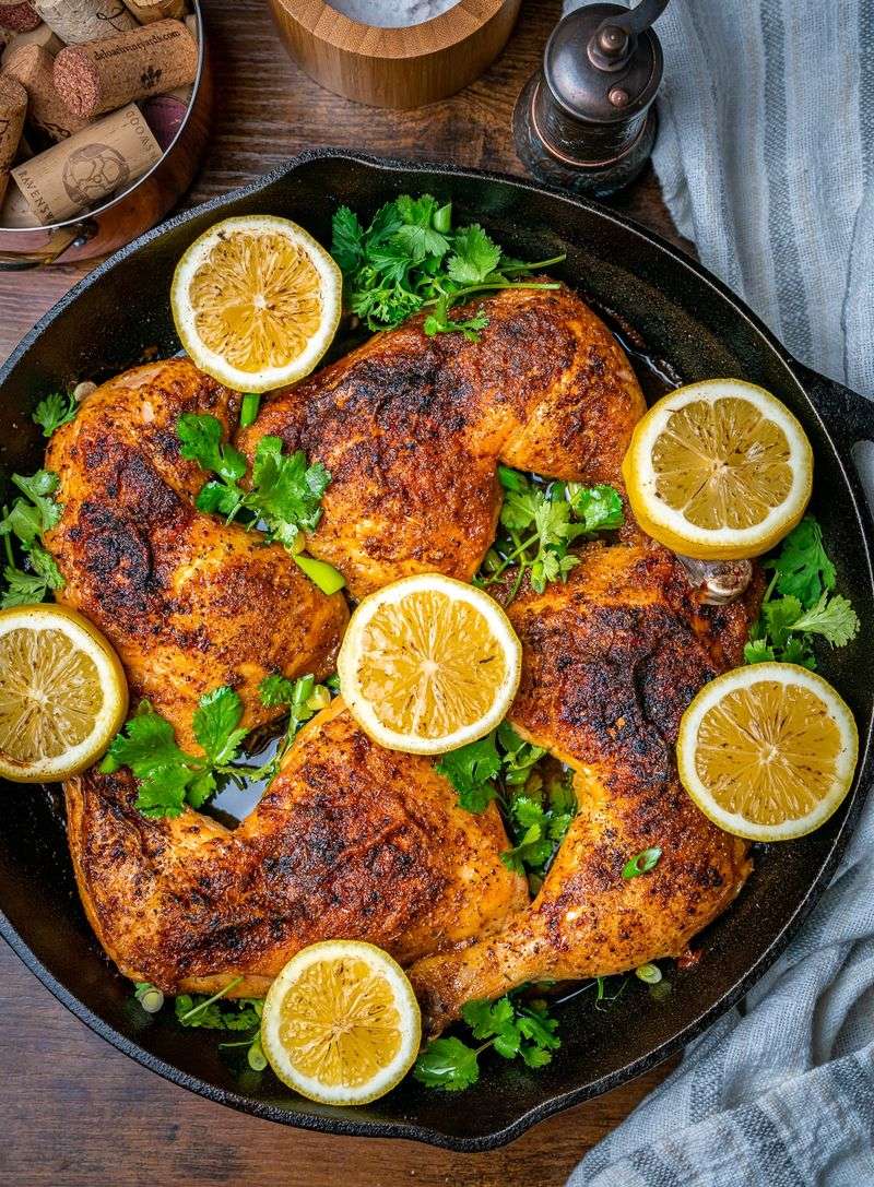 Lemon Herb Roasted Chicken Quarters