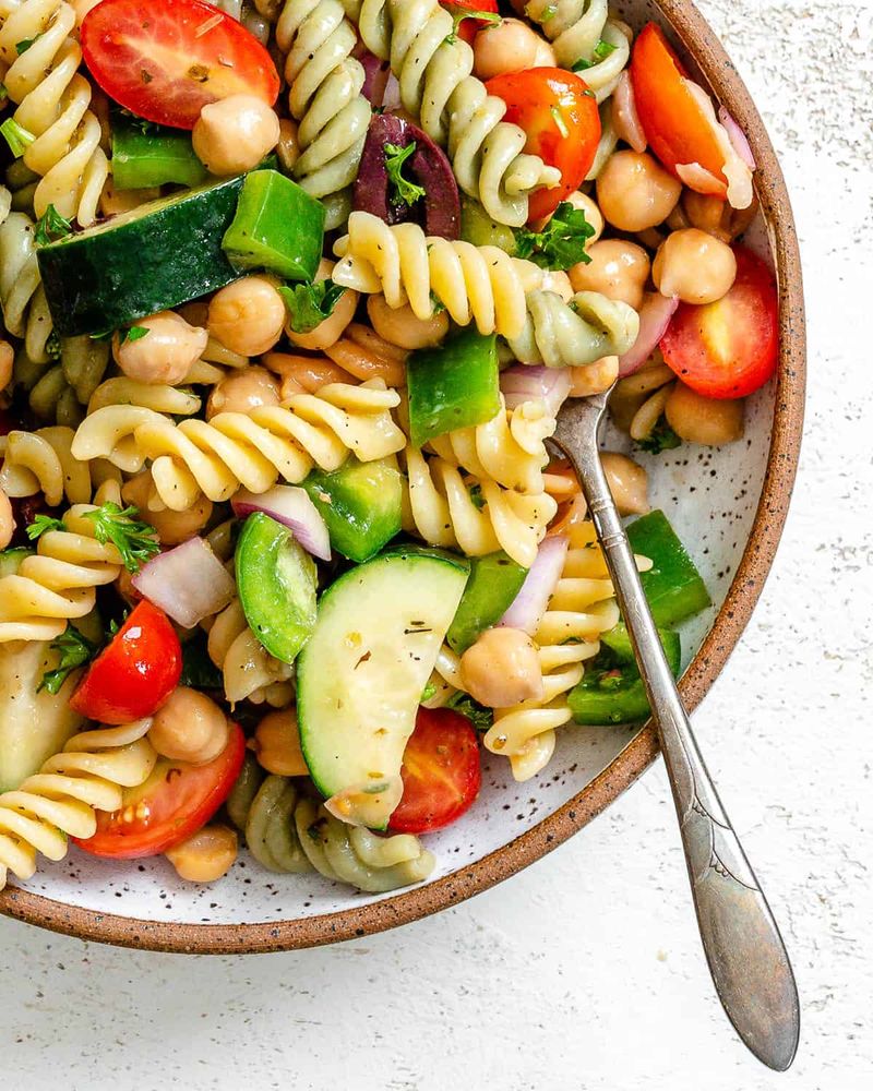 Mayo-Free Vegan Pasta Salad