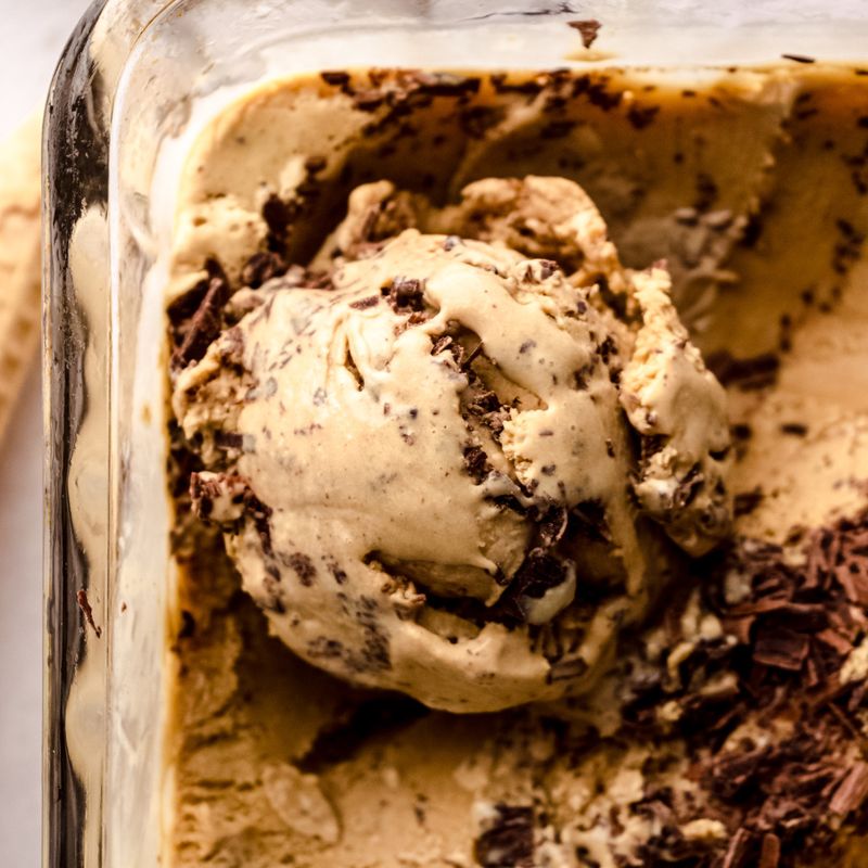 No-Churn Coffee Ice Cream