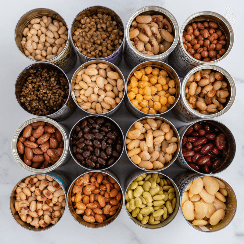 Canned Beans and Legumes