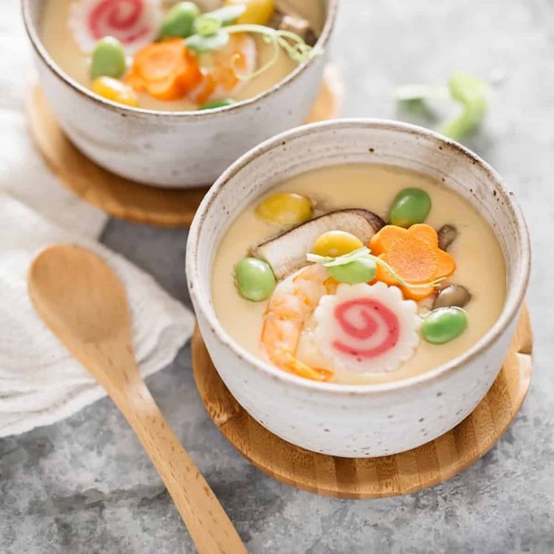 Chawanmushi (茶碗蒸し – Savory Egg Custard)