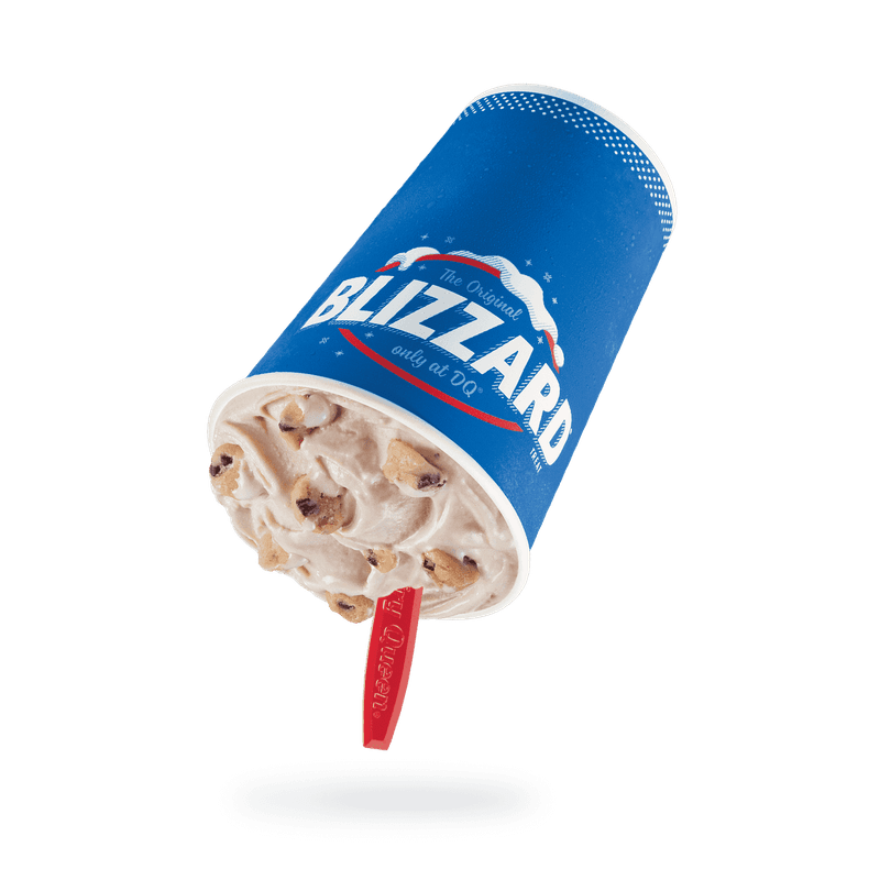Chocolate Chip Cookie Dough Blizzard