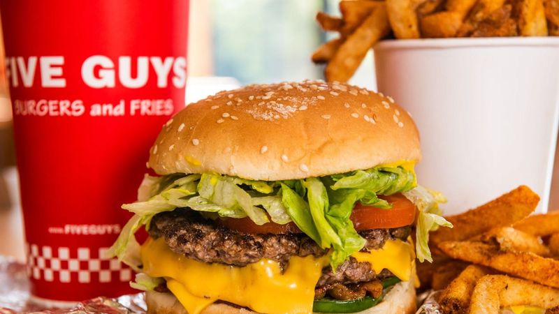 Five Guys Cheeseburger: Customization King