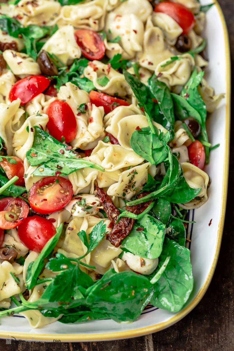 Tortellini & Spinach Salad