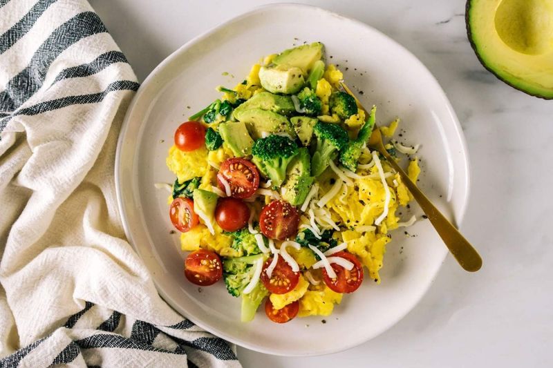 Veggie-Packed Scrambled Eggs
