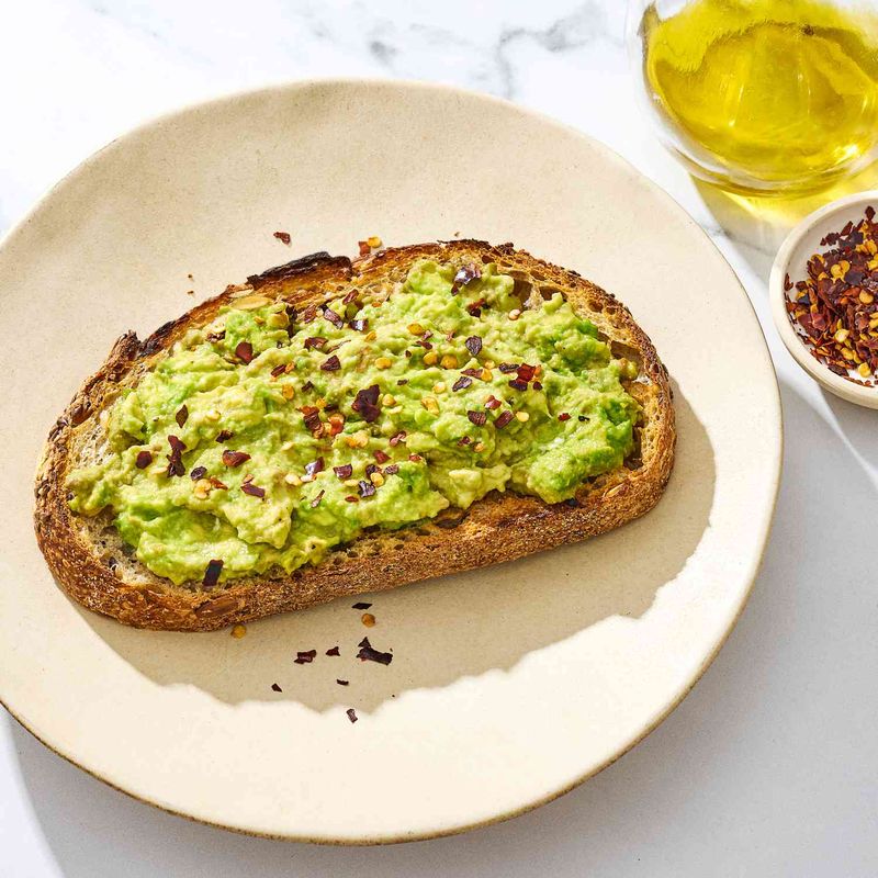 Avocado Toast on Whole Grain Bread