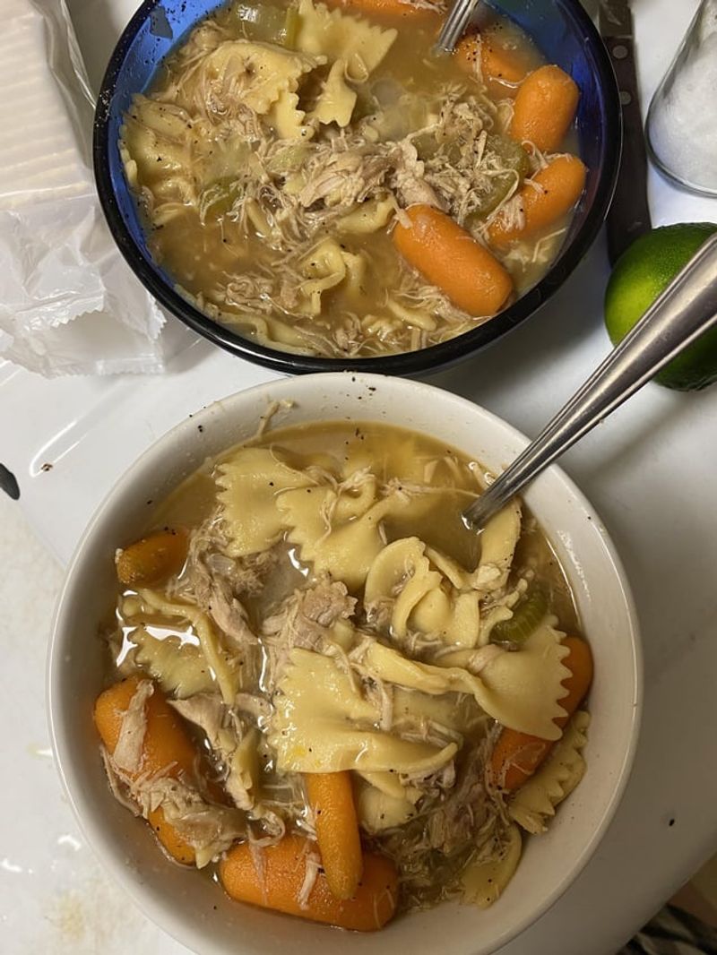 Boston Market Chicken Noodle Soup - Salt Lake With Mushy Noodles