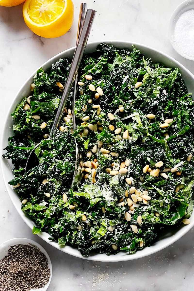 Kale Salad with Balsamic Dressing