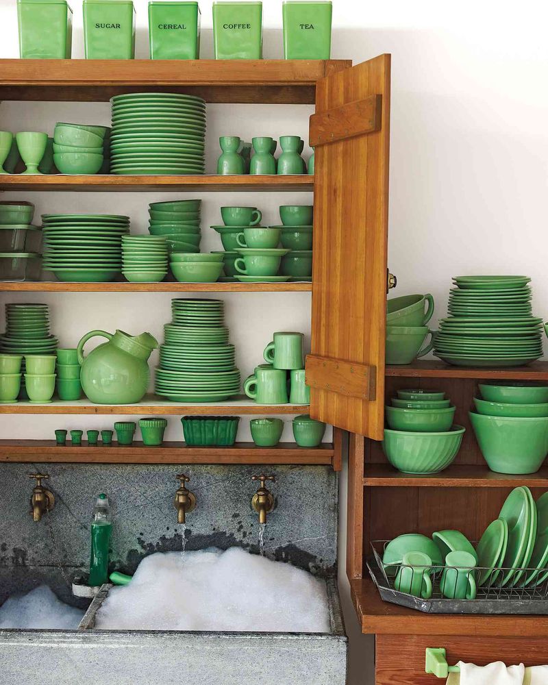 Glowing Jadeite Kitchenware