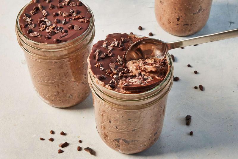 Brownie Batter Overnight Oats