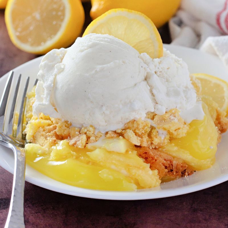 Lemon Dump Cake