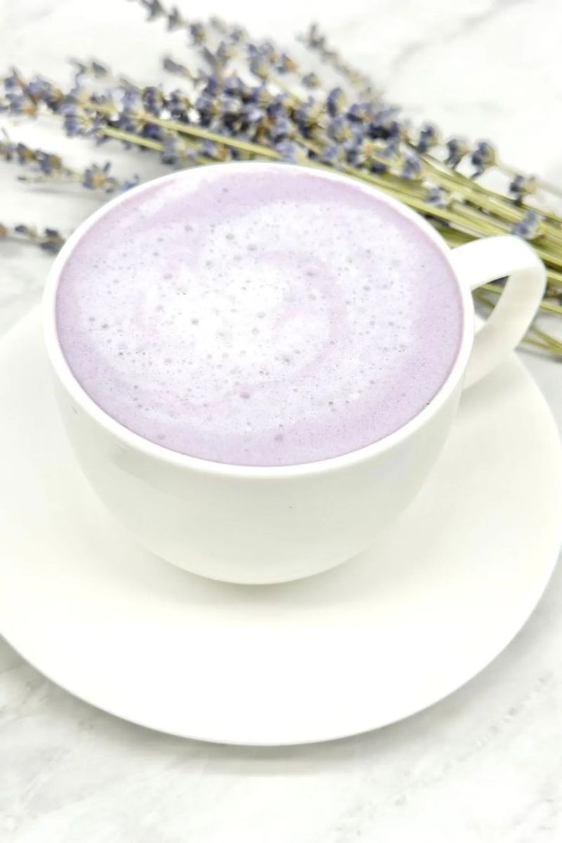 White Taro Latte