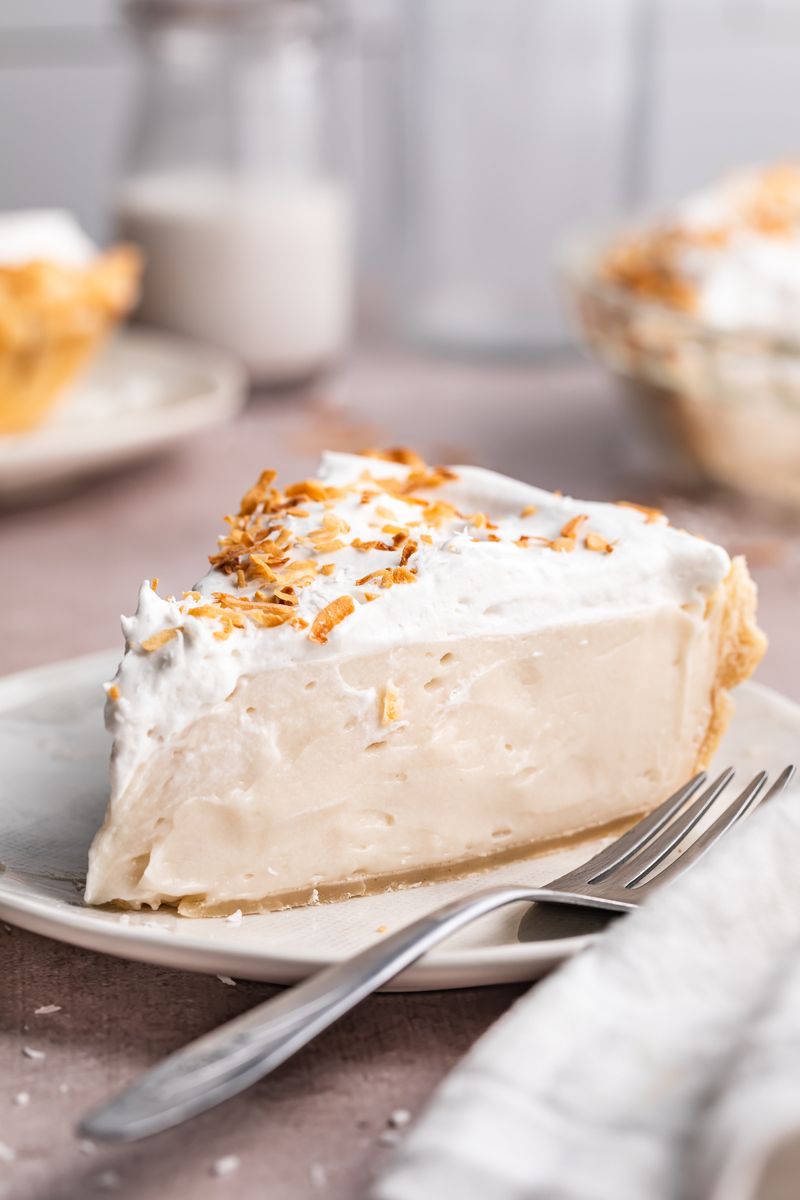 Coconut Cream Pie: Saturated Fat Haven