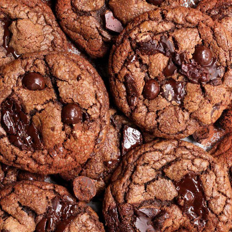 Double Chocolate Espresso Cookies