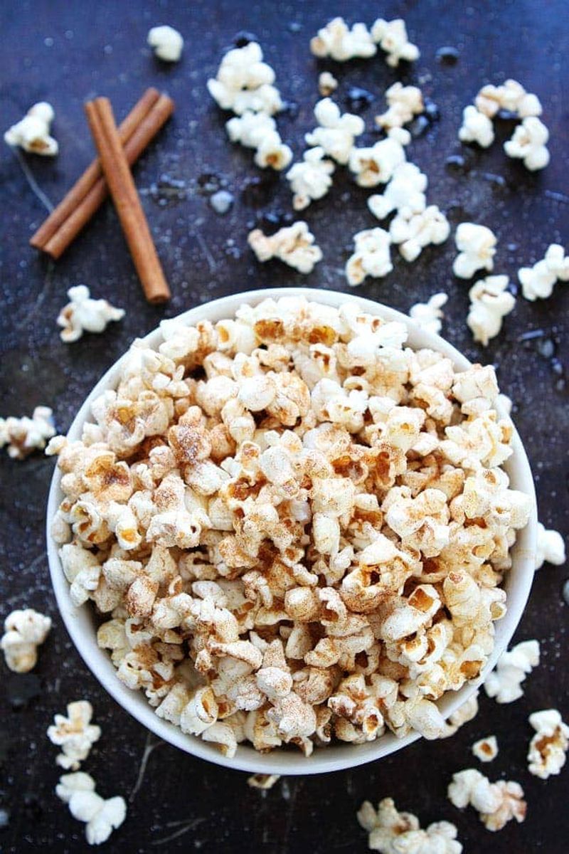 Microwave Cinnamon-Sugar Popcorn